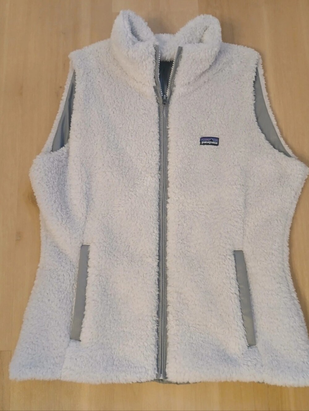 Patagonia Women's White Boa Fleece Vest